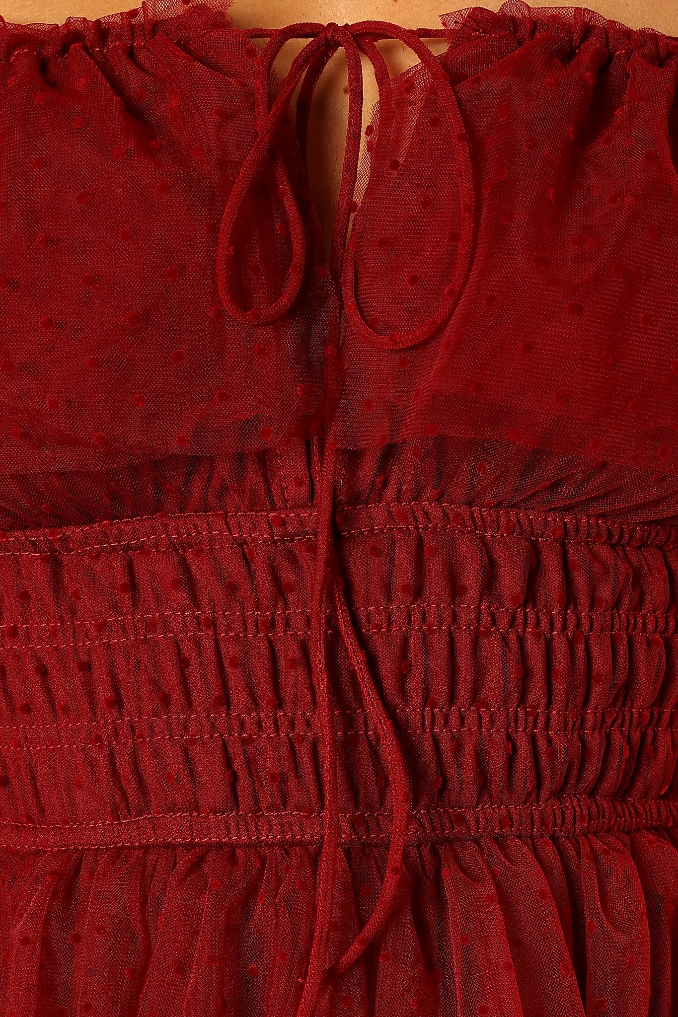 Belle Maxi Dress - Burgundy