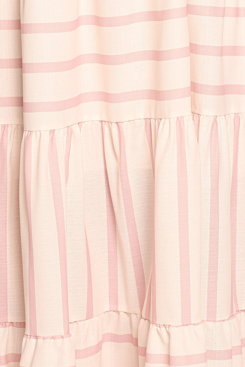 Evelin Midi Dress - Pink Stripe
