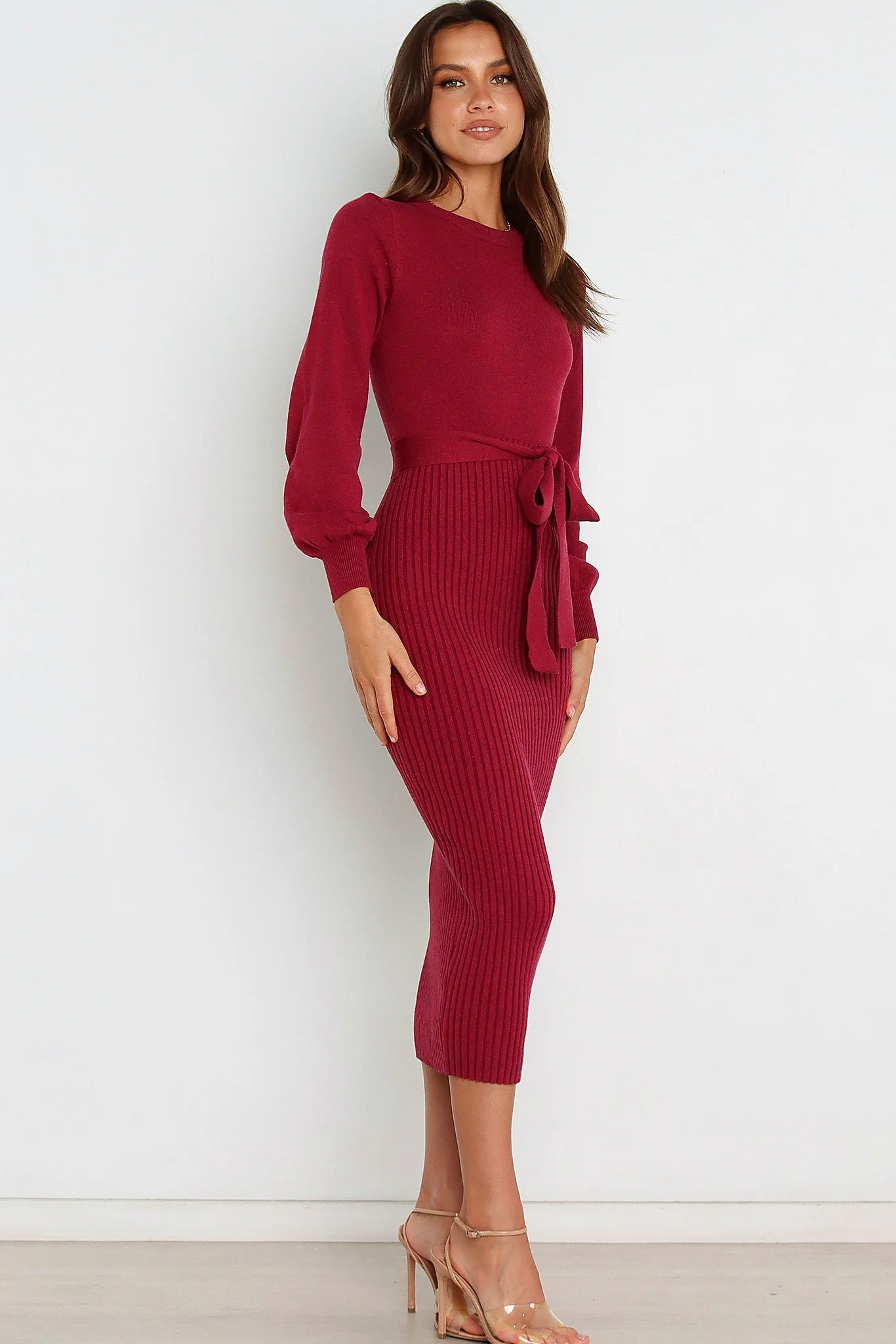 Helena Dress - Wine