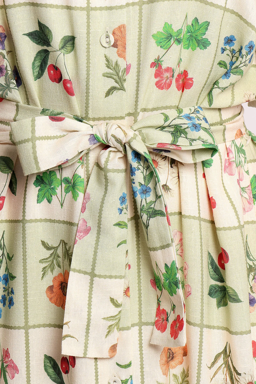 James Button Through Maxi Dress - Flower Market