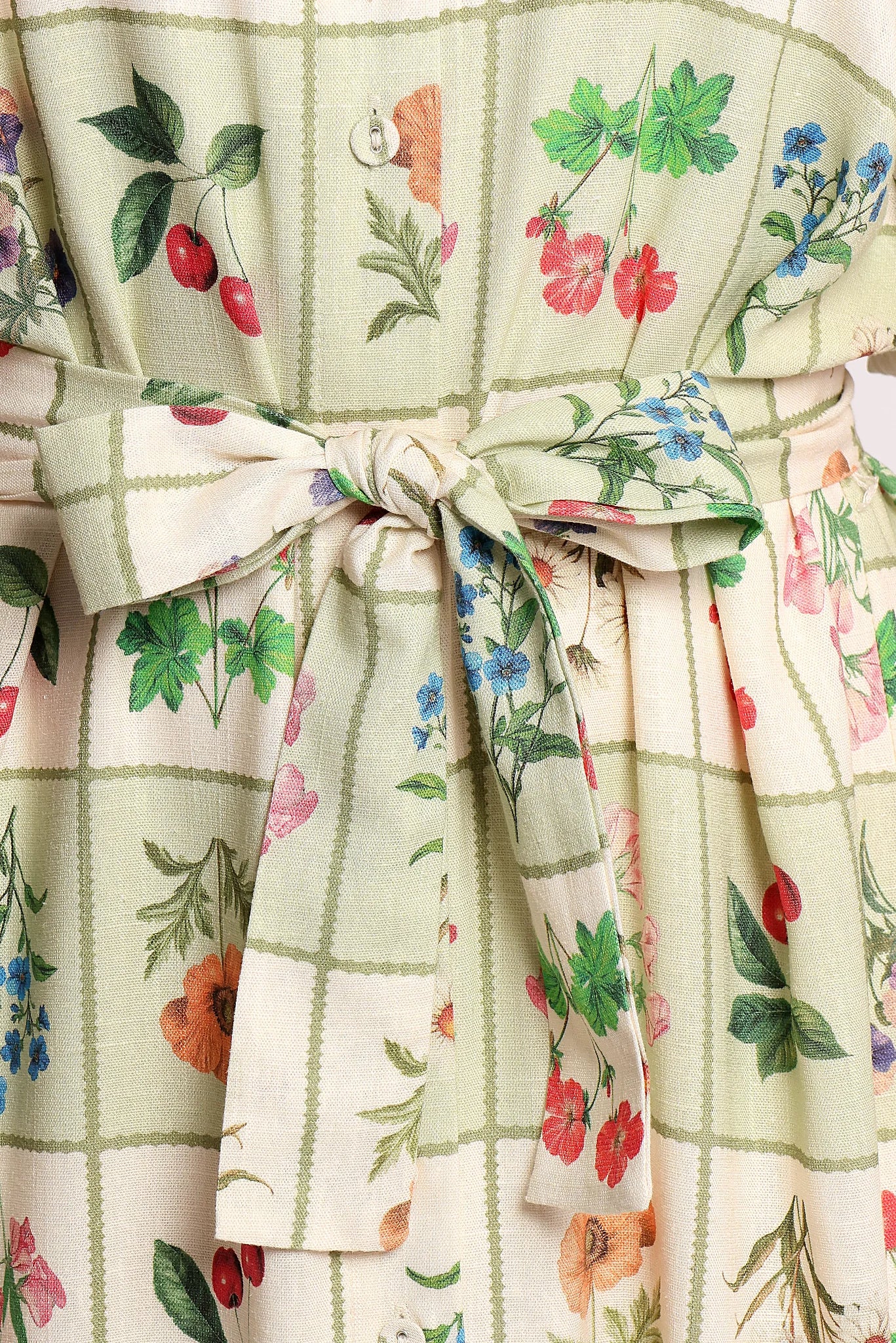 James Button Through Maxi Dress - Flower Market