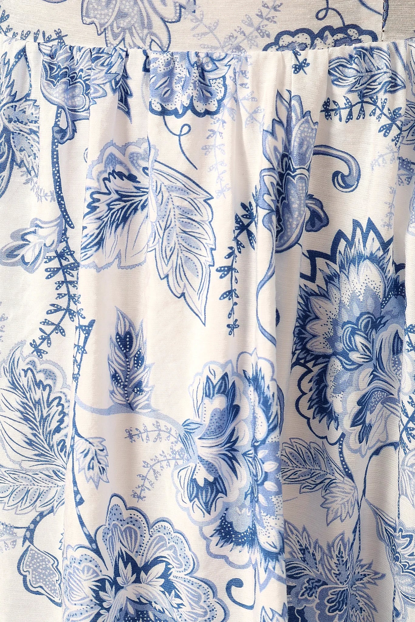 Janie Midi Dress - Blue Floral