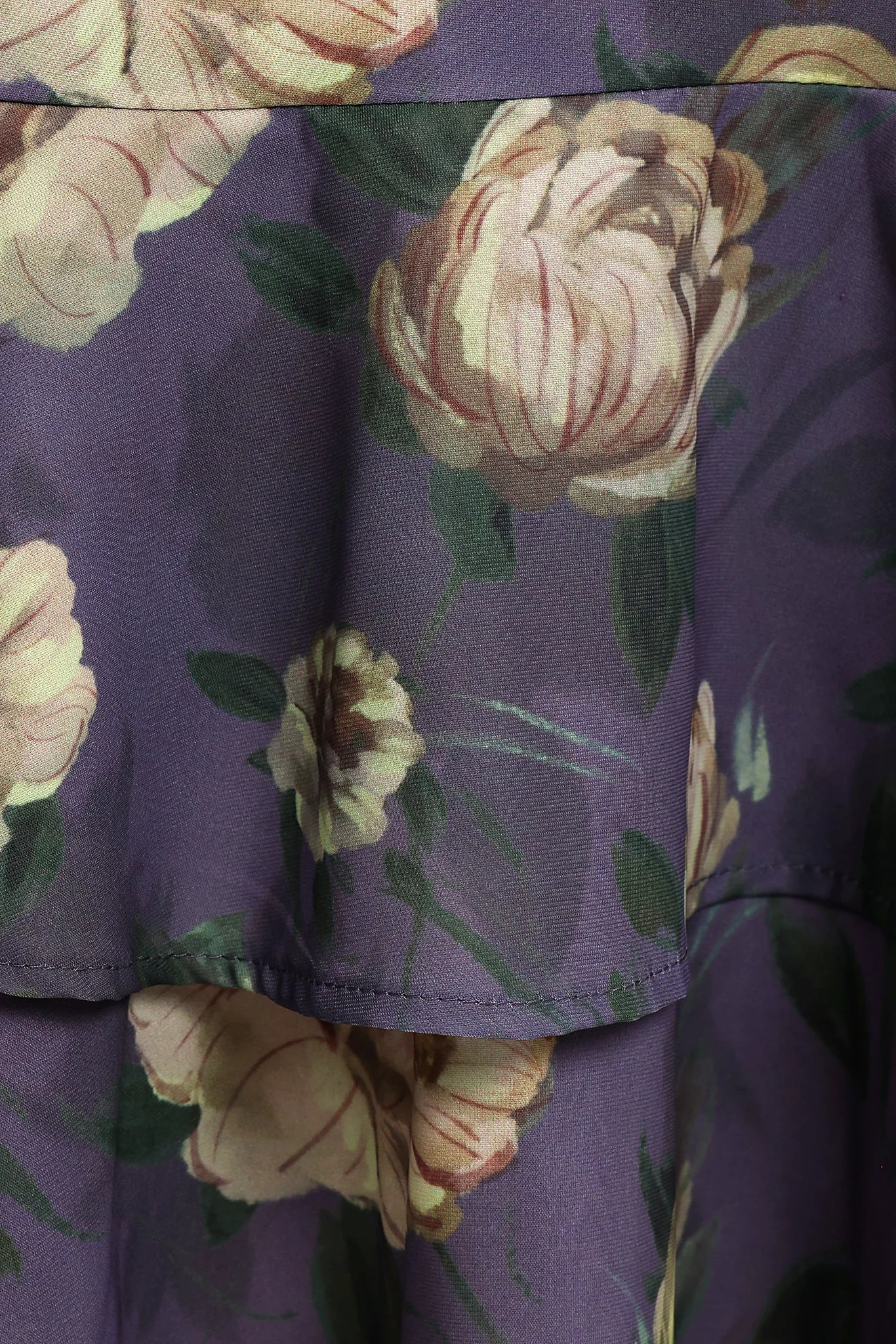 Lillee Tiered Maxi Dress - Lavender Floral