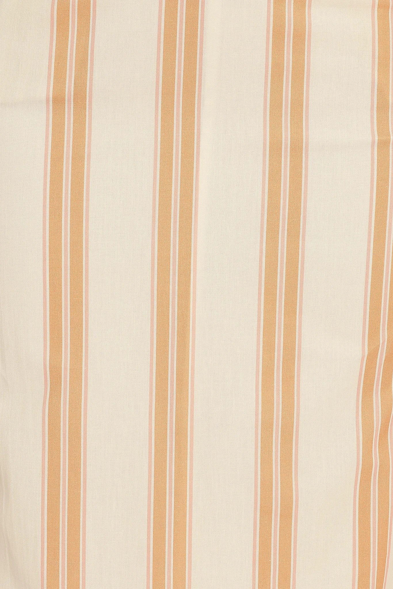 Luisa Midi Dress - Brown Stripe