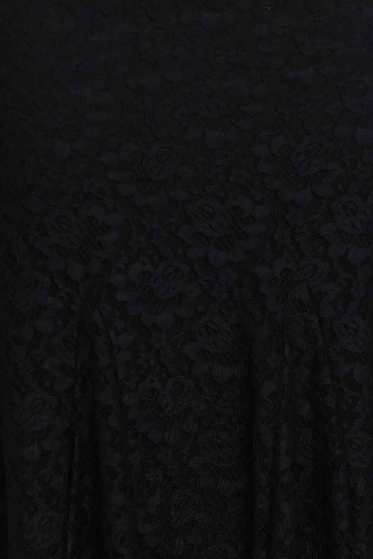 Maxi Dress - Black Lace