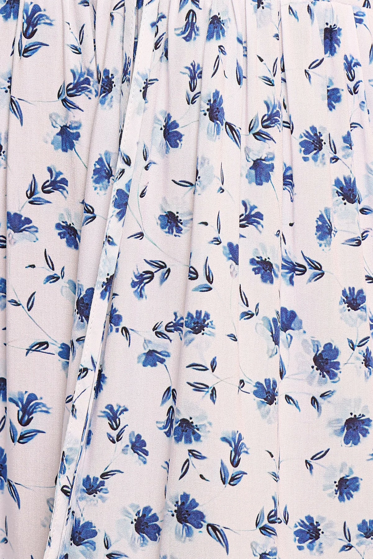 Maxi Dress - Blue Ditsy Floral