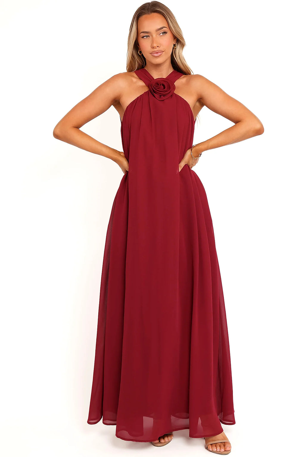 Melba Maxi Dress - Berry