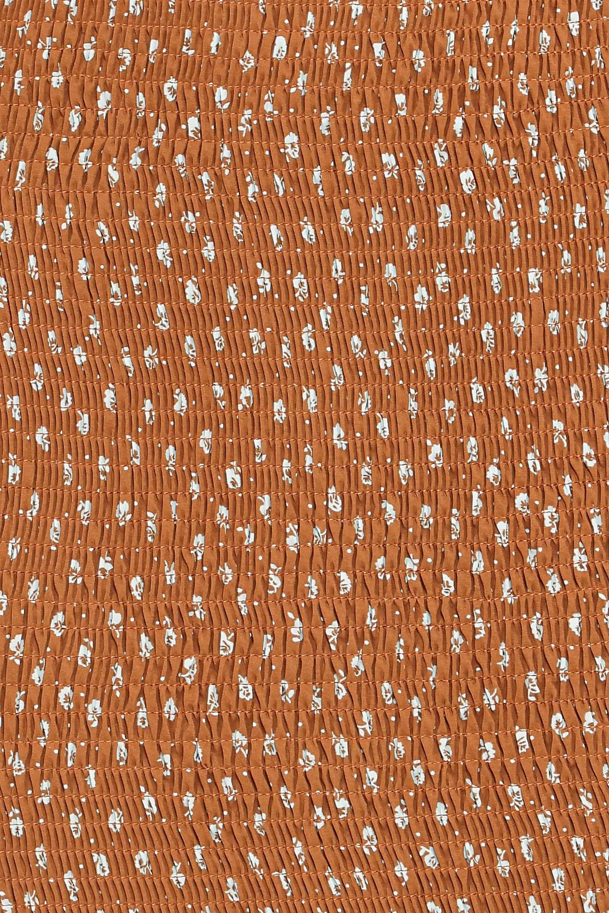 Midi Dress - Brown Floral