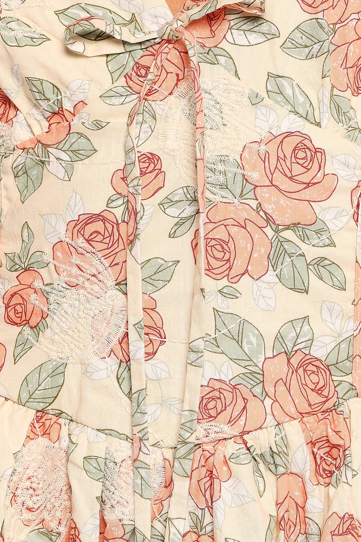 Midi Dress - Pink Floral