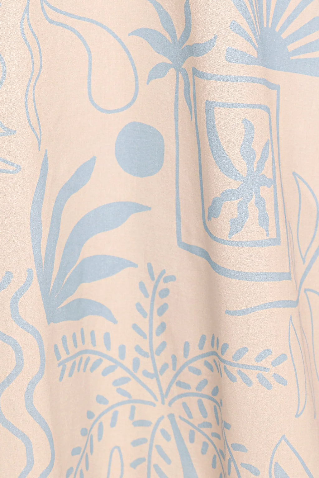 Naida Maxi Dress - Blue Soleil