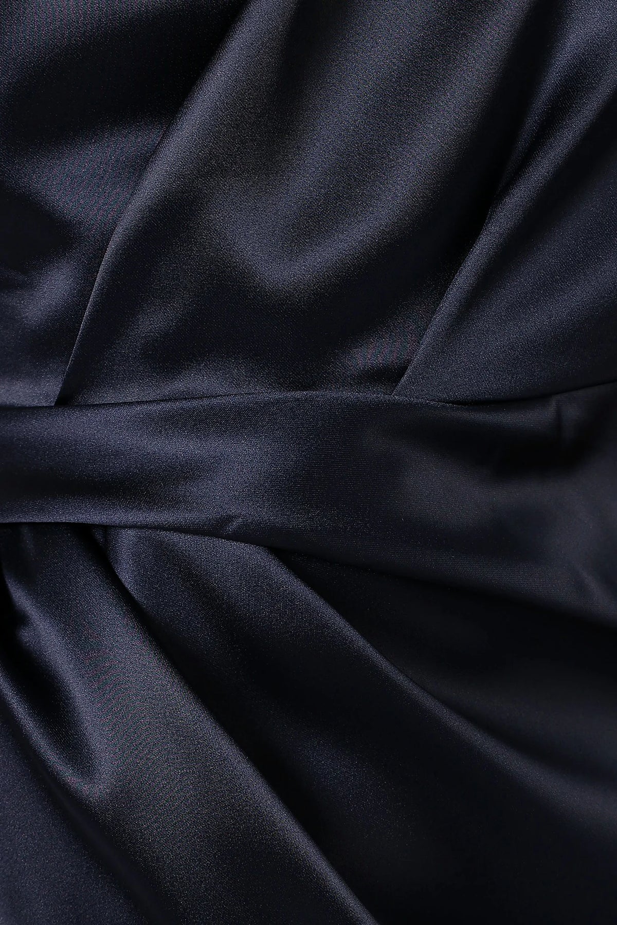 One Shoulder Maxi Dress - Navy