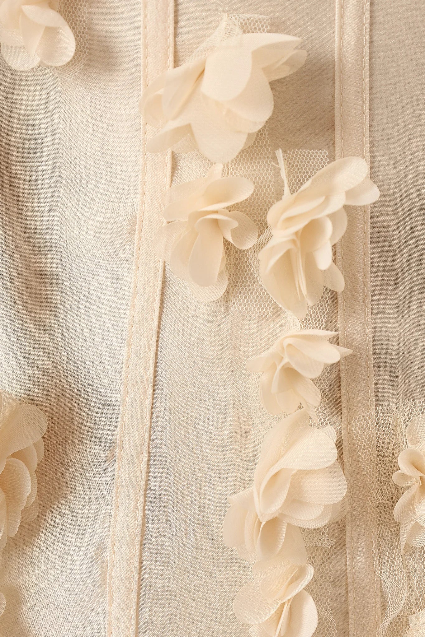 Posedly Midi Dress - Cream