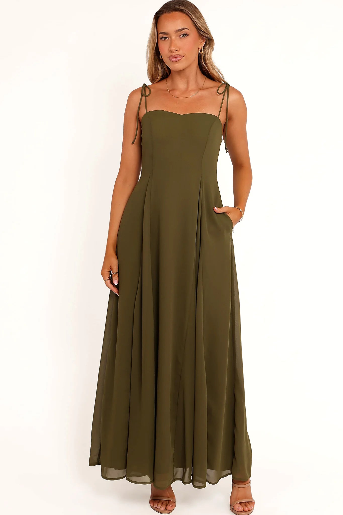 Rayna Maxi Dress - Olive