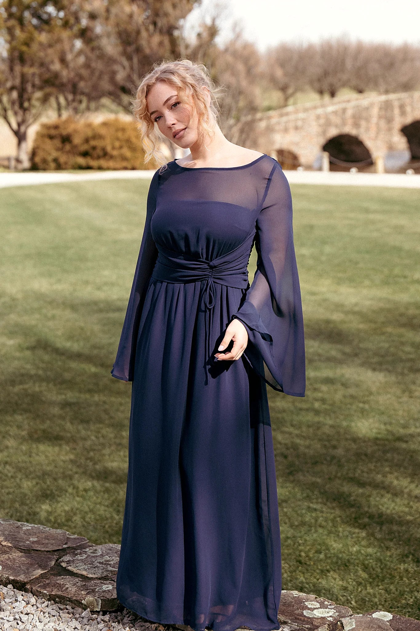 Samara Maxi Dress - Navy