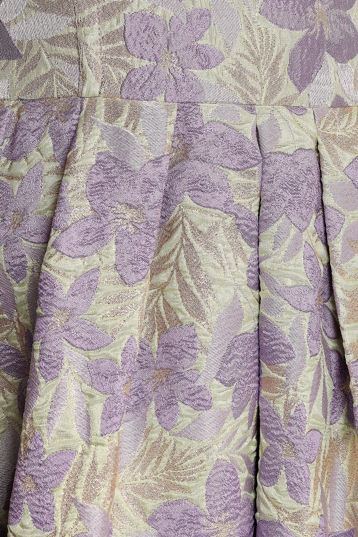 Strapless Midi Dress - Sage Floral