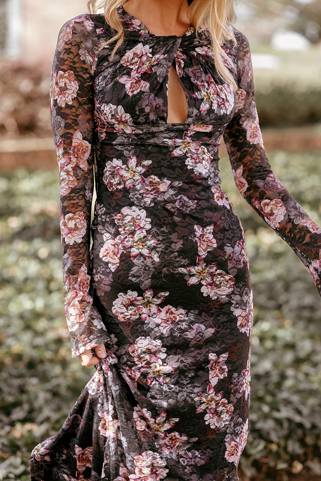 Trilby Maxi Dress - Floral Lace