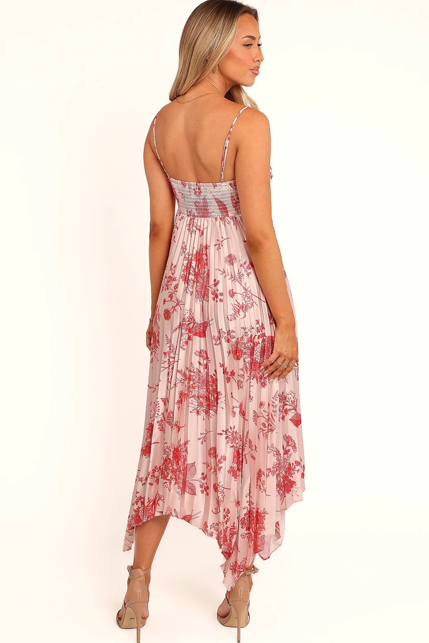 Vikki Dress - Red Floral